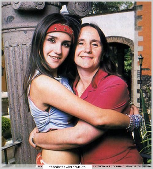POZE - dul and her mother - DULCE MARIA